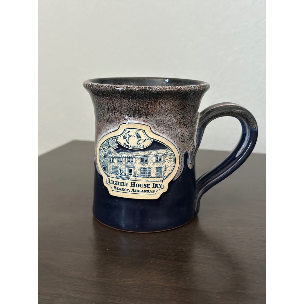 Deneen Potter Coffee Mug Lightle House Inn‎ Lighthouse Arkansas Handmade